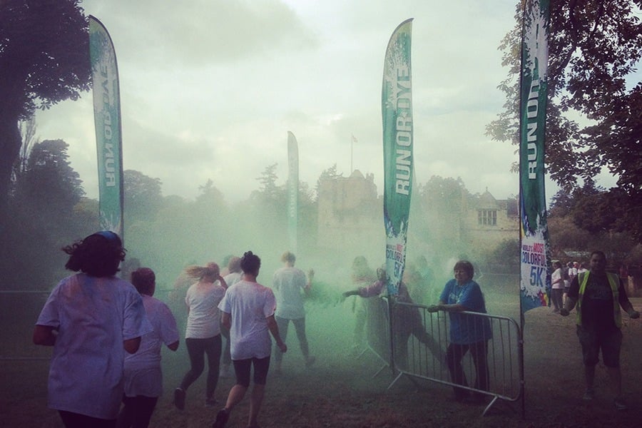 Run or Dye at Hever Castle
