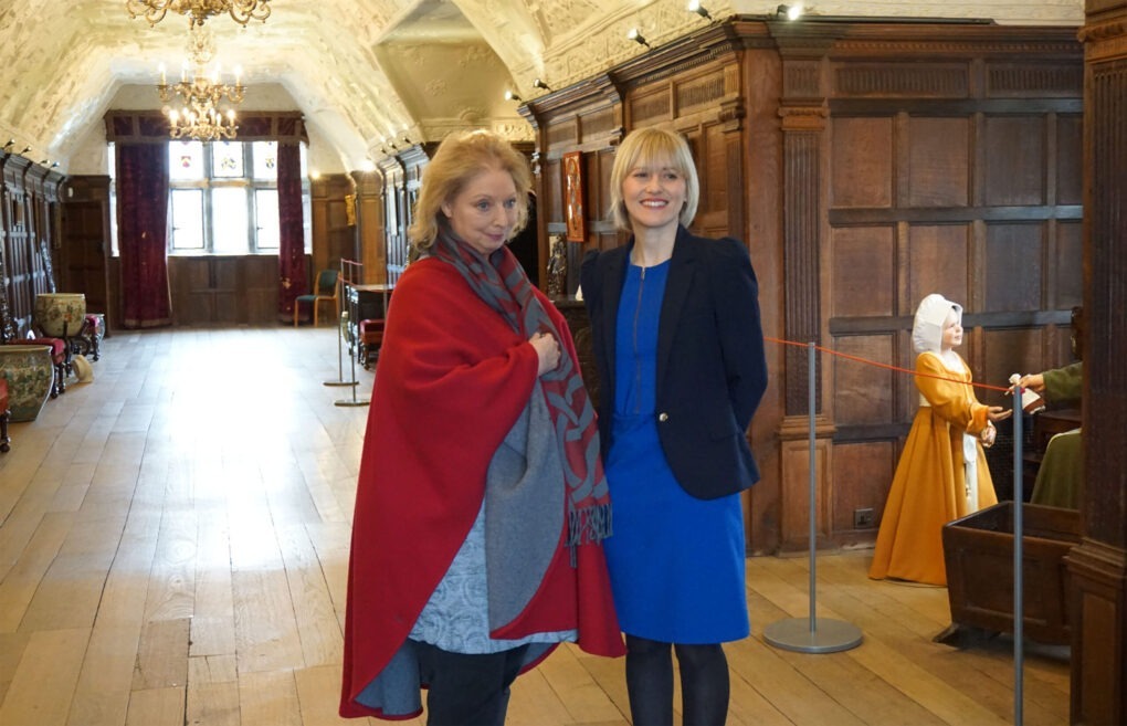 Hilary Mantel at Hever Castle