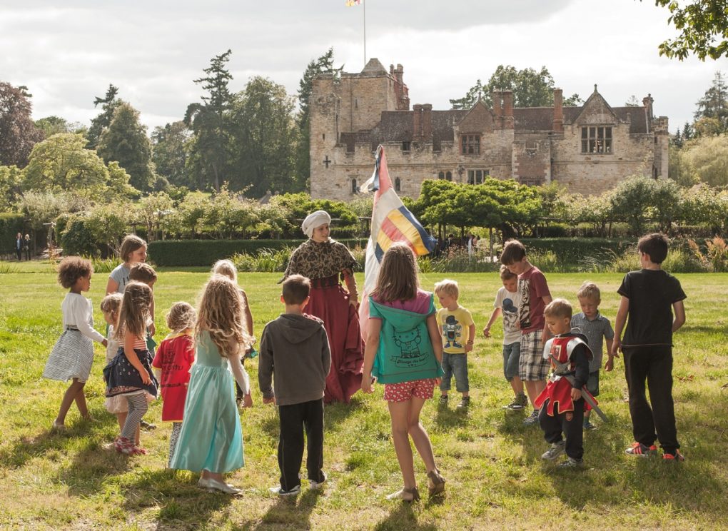 knights and princesses at Hever Castle