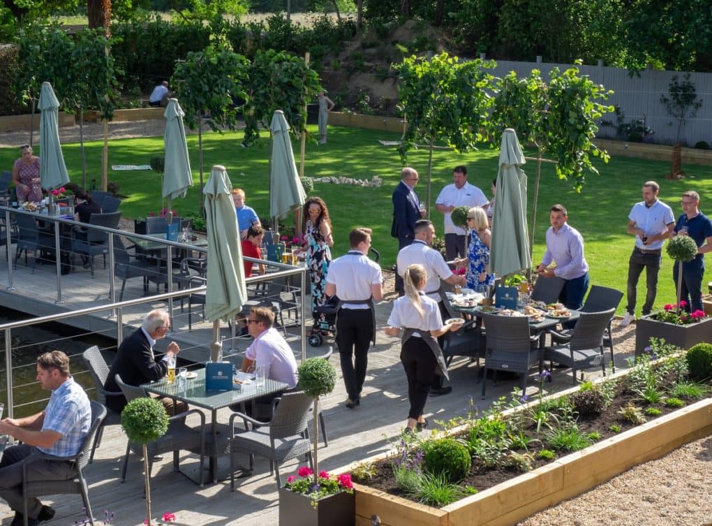 Paella nights at The Waterside with tapas to start and vegan paella on